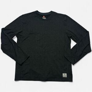 Rugged Elements Dark Charcoal Long Sleeve Men’s Shirt Small